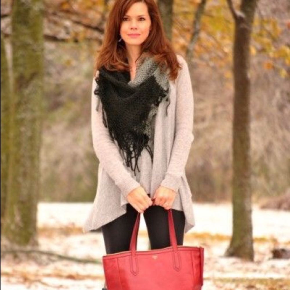 Beautiful cashmere swing sweater